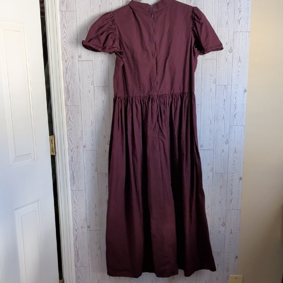RHODE Midi Dress in Deep Purple - Picture 3 of 3